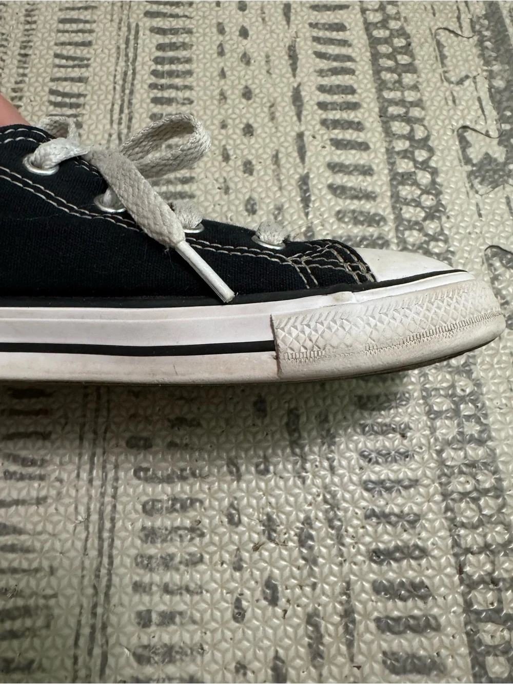 Converse Black & White Kids Low Top Sneakers